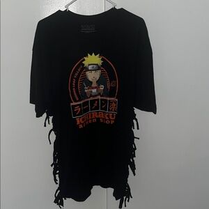 Naruto Ichiraku Ramen Shop Black Custom Dress